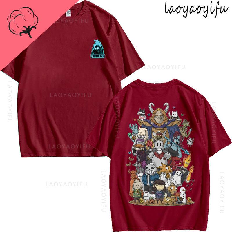 Undertale Sans Gaster Blasters Gothic 100Cotton TShirt Woman Man Oneck Tops Fashion Casual Graphic Streetwear Shortsleev 4XL
Undertale Sans Gaster Blasters Gothic 100Cotton TShirt Woman Man Oneck Tops Fashion Casual Graphic Streetwear Shortsleev 4XL