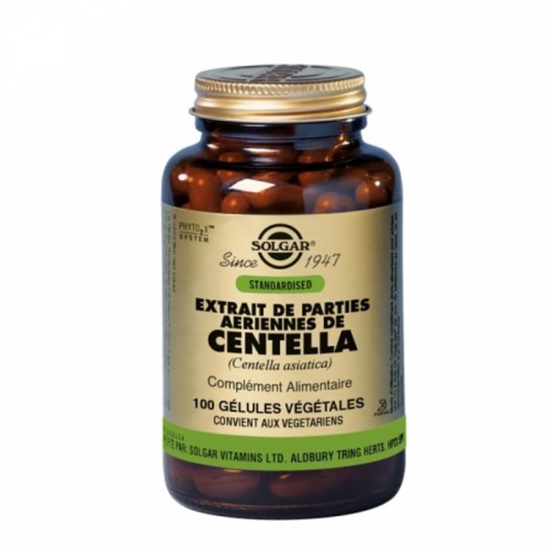 Solgar CENTELLA ASIATICA 100 Capsules
Solgar CENTELLA ASIATICA 100 Capsules