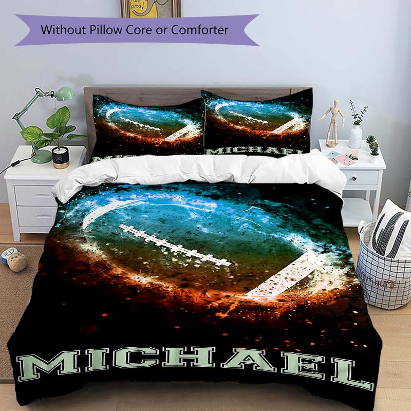 3pcs Michael Cosmic Football Quilt Cover Set (1 Quilt Cover + 2 Pillowcases Without Pillow Core), High-Definition Printing for Home and Dormitory 135x200cm
3pcs Michael Cosmic Football Quilt Cover Set (1 Quilt Cover + 2 Pillowcases Without Pillow Core), High-Definition Printing for Home and Dormitory 135x200cm