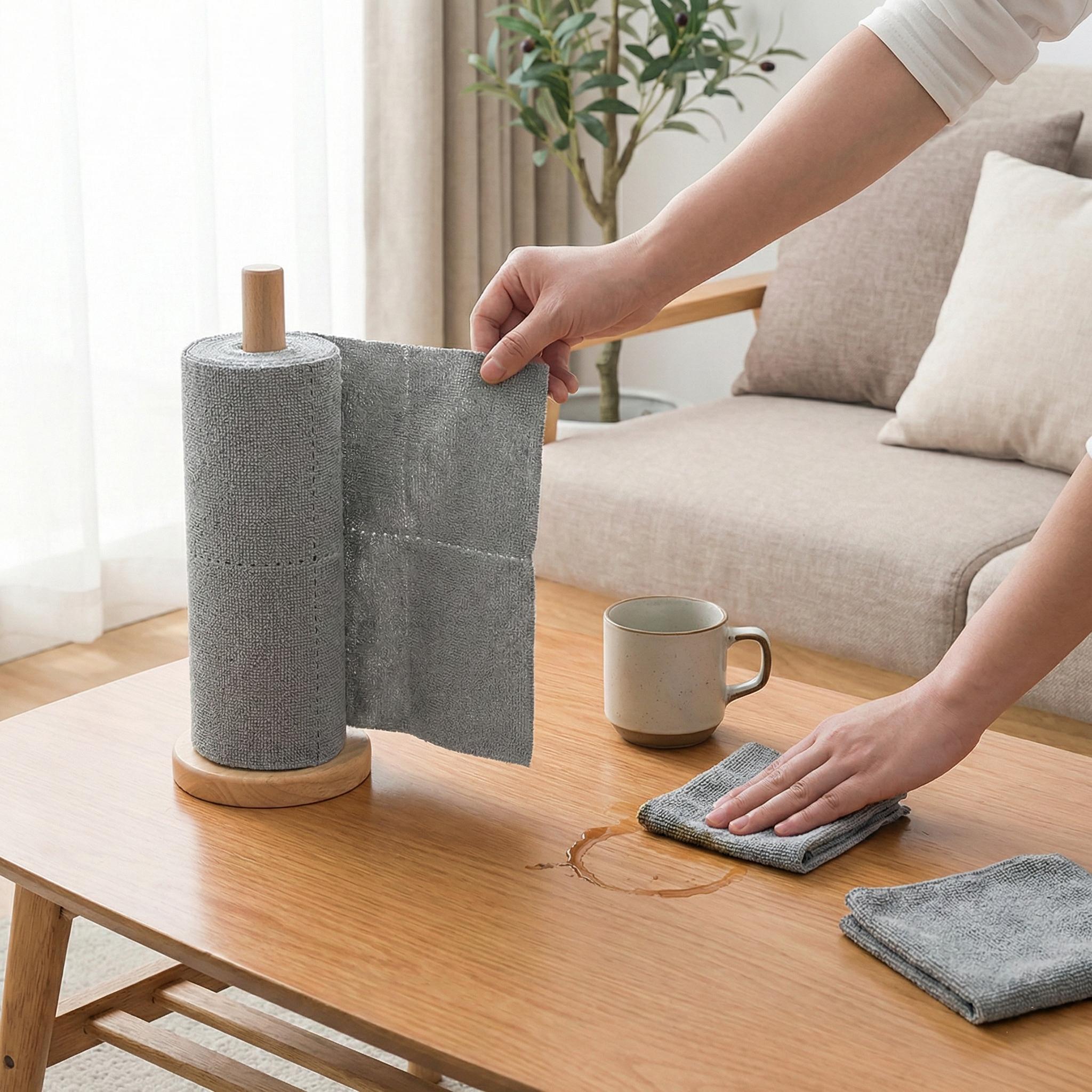 Portable Tear-Away Cleaning Cloth Roll, Reusable Thickened Towels, High Water Absorption, Dual-Use Dry & Wet Cleaning Wipes темно-сірий
Portable Tear-Away Cleaning Cloth Roll, Reusable Thickened Towels, High Water Absorption, Dual-Use Dry & Wet Cleaning Wipes темно-сірий