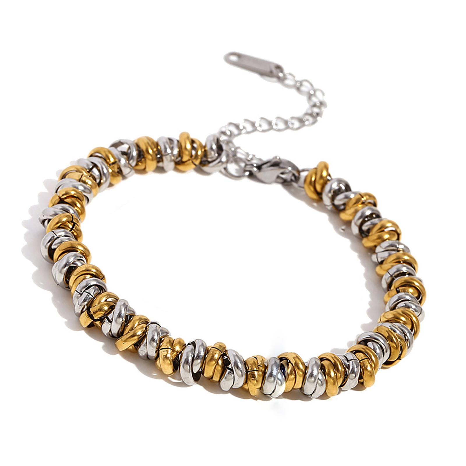 Браслет ручной работы из нержавеющей стали, стильный браслет из бусин, современное круглое ожерелье, модные украшения для повседневной носки A
Браслет ручной работы из нержавеющей стали, стильный браслет из бусин, современное круглое ожерелье, модные украшения для повседневной носки A