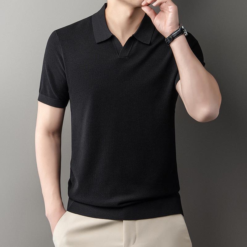 Men s Summer Silk Knit Polo – Short Sleeve V-Neck Lapel T-shirt 4XL чорний
Men s Summer Silk Knit Polo – Short Sleeve V-Neck Lapel T-shirt 4XL чорний