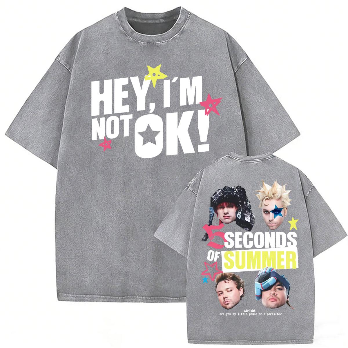 Seconds of Summer Everyones A Star World Tour Vintage Washed T Shirt Men Women Fashion Hip Hop Loose Oversized Tshirts S
Seconds of Summer Everyones A Star World Tour Vintage Washed T Shirt Men Women Fashion Hip Hop Loose Oversized Tshirts S