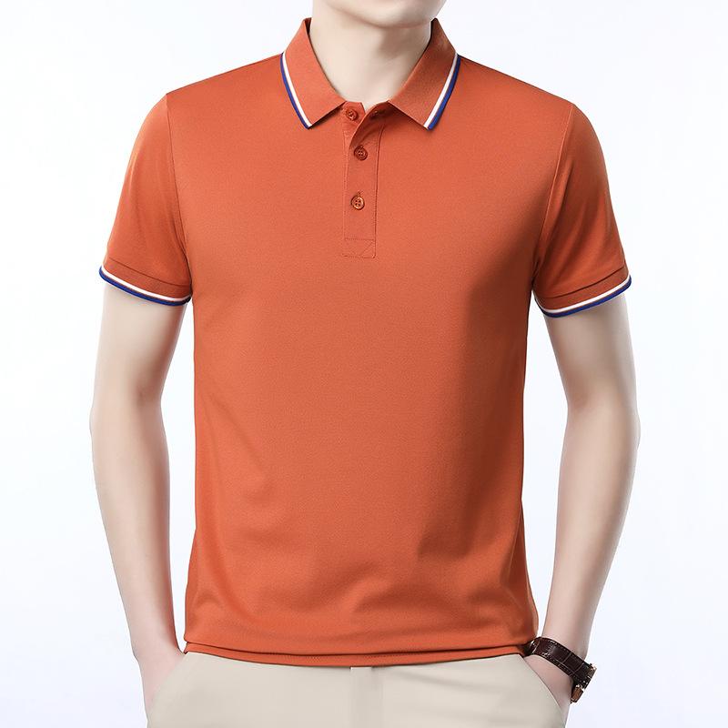 Men S High-End Solid Color Short Sleeve Lapel Polo Shirt Business Casual Young And Middle-Aged Men S Top 4XL
Men S High-End Solid Color Short Sleeve Lapel Polo Shirt Business Casual Young And Middle-Aged Men S Top 4XL