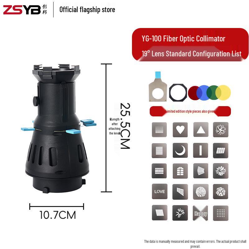 Shadow Bang Shu Guang Tong Artistic Optical Condenser for Mini Godox, Yongnuo, Zhiyun Beams
Shadow Bang Shu Guang Tong Artistic Optical Condenser for Mini Godox, Yongnuo, Zhiyun Beams