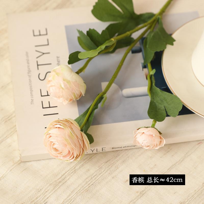 Jumo s new single-branch 3-head dew lotus simulated flower, high-end home furnishing hotel wedding scene decoration fake flower шампанського
Jumo s new single-branch 3-head dew lotus simulated flower, high-end home furnishing hotel wedding scene decoration fake flower шампанського