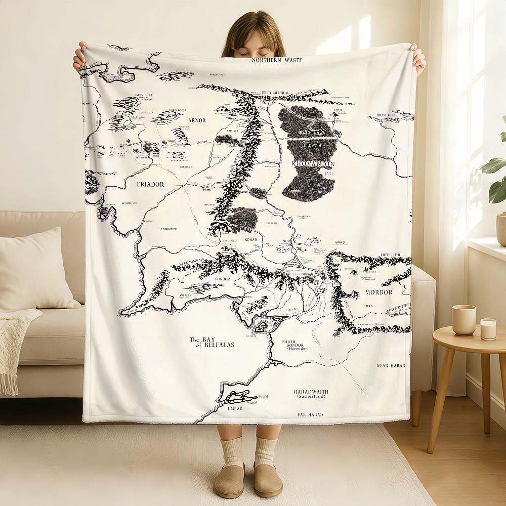 Middle Earth Map -Lords Of The R-Rings Blanket Soft and Skin Friendly For Couch Bed Napping Bedspread All Seasons Comforter 75cmx90cm
Middle Earth Map -Lords Of The R-Rings Blanket Soft and Skin Friendly For Couch Bed Napping Bedspread All Seasons Comforter 75cmx90cm