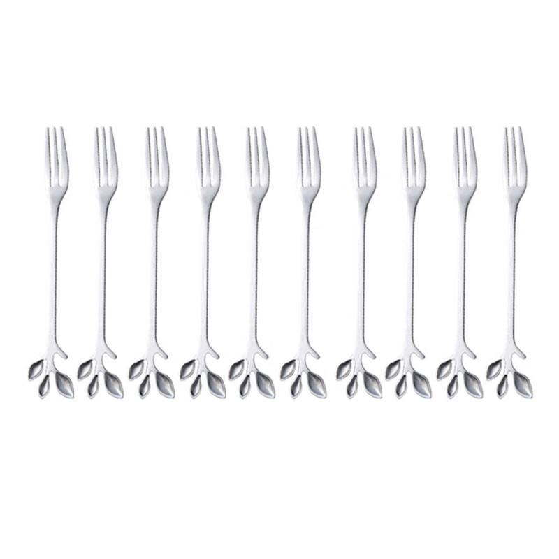 Cute Leaf Design Reusable Fruit Forks
Cute Leaf Design Reusable Fruit Forks