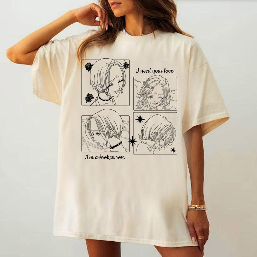 Nana tshirt female korean clothes Graphic Breathable graphic top tees graphic aesthetic Y2k Breathable Trendy Graphic S
Nana tshirt female korean clothes Graphic Breathable graphic top tees graphic aesthetic Y2k Breathable Trendy Graphic S