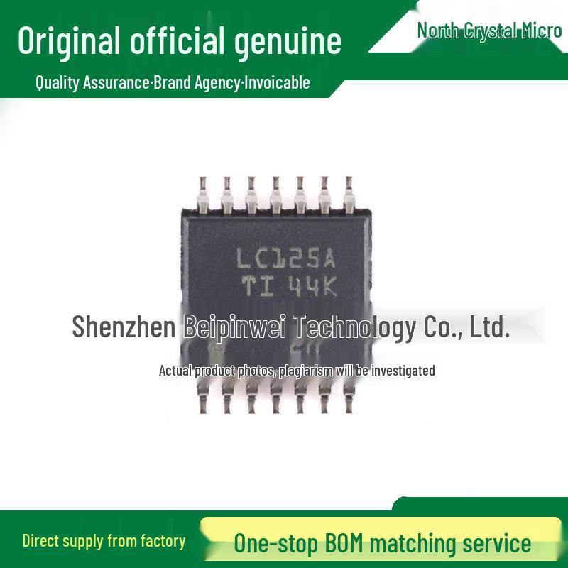 SN74LVC125APWR TSSOP-14 Quad Bus Buffer Gate Chip
SN74LVC125APWR TSSOP-14 Quad Bus Buffer Gate Chip