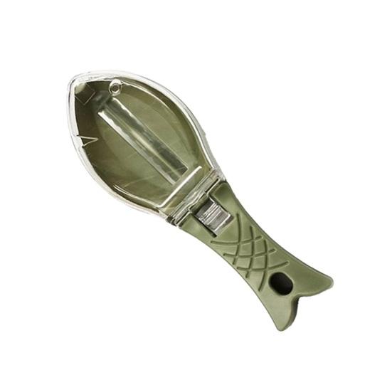 Fish Scale Removal Tool, Fast Fish Scaler with Splash Cover, Comfortable Grip Fish-shaped Scale Peeler Scraper for Home Kitchen
Fish Scale Removal Tool, Fast Fish Scaler with Splash Cover, Comfortable Grip Fish-shaped Scale Peeler Scraper for Home Kitchen