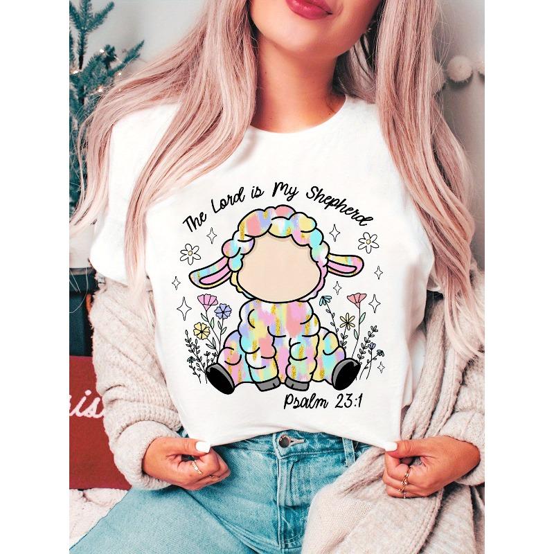 Graphic Print T-Shirt for Christian Easter, Featuring A Short Sleeve Crew Neck Design, Perfect for Casual Wear in Spring and Summer, S белый
Graphic Print T-Shirt for Christian Easter, Featuring A Short Sleeve Crew Neck Design, Perfect for Casual Wear in Spring and Summer, S белый