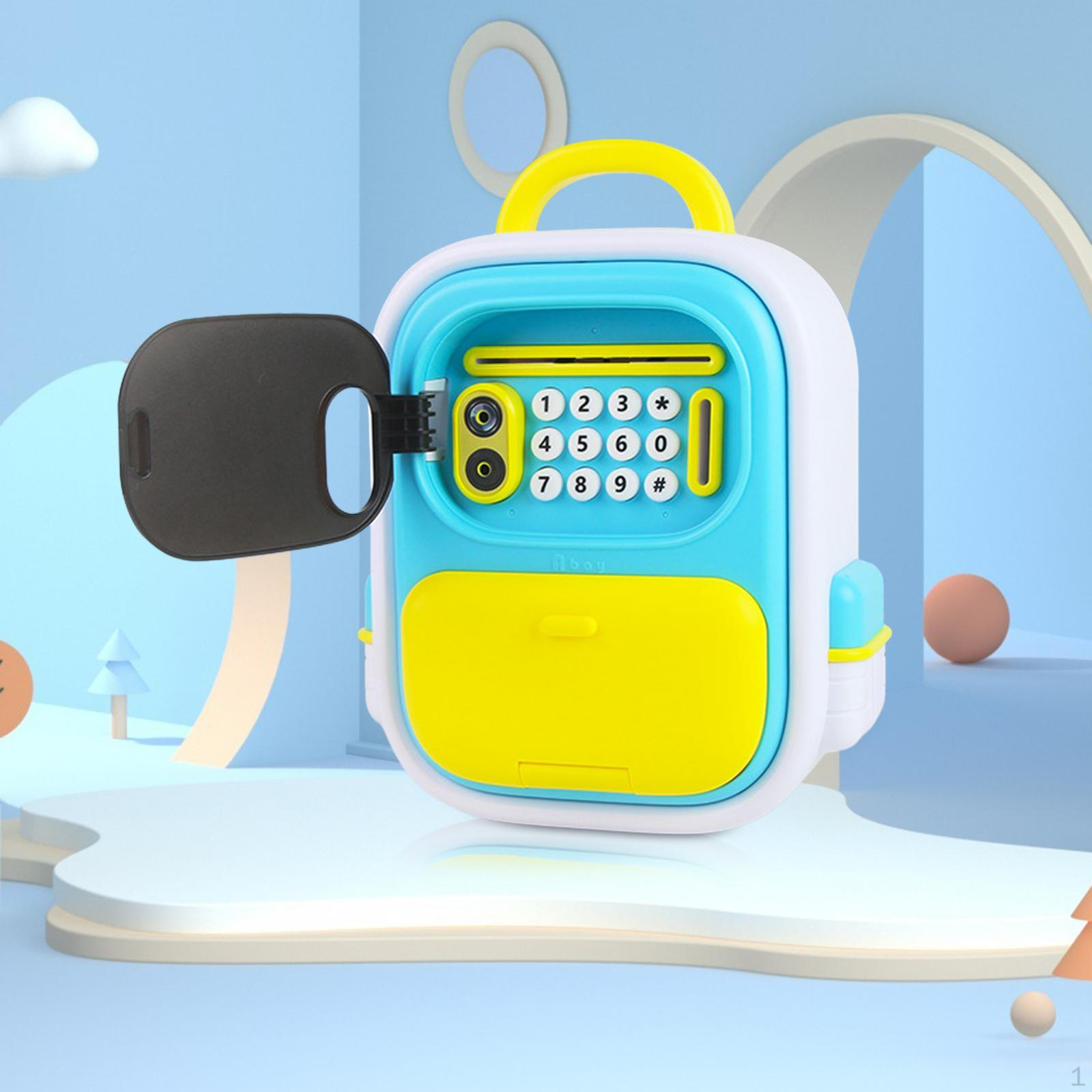 ATM Savings Bank Cash Security Box Electronic Piggy Banks Money Saving for Children синий
ATM Savings Bank Cash Security Box Electronic Piggy Banks Money Saving for Children синий