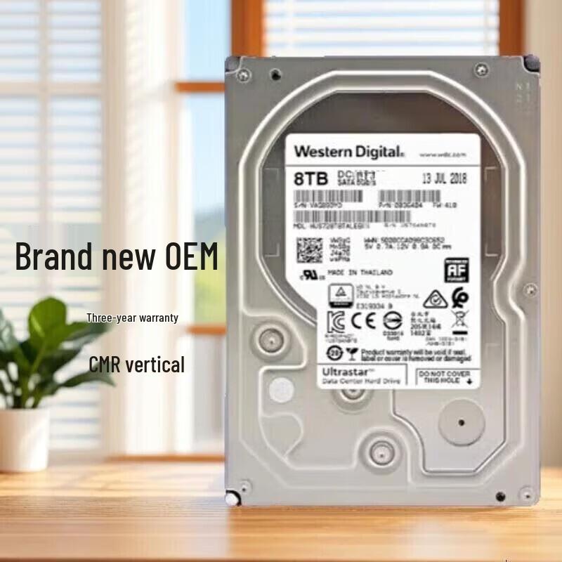 Western Digital 8TB Enterprise SATA 3.5-inch HDD
Western Digital 8TB Enterprise SATA 3.5-inch HDD