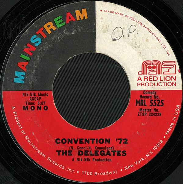 7inch Record DELEGATES / CHARLES KYNARD - Convention 72 / Funky Butt MRL5525 Mainstream Reco 1972 US Soul/Funk Used
7inch Record DELEGATES / CHARLES KYNARD - Convention 72 / Funky Butt MRL5525 Mainstream Reco 1972 US Soul/Funk Used
