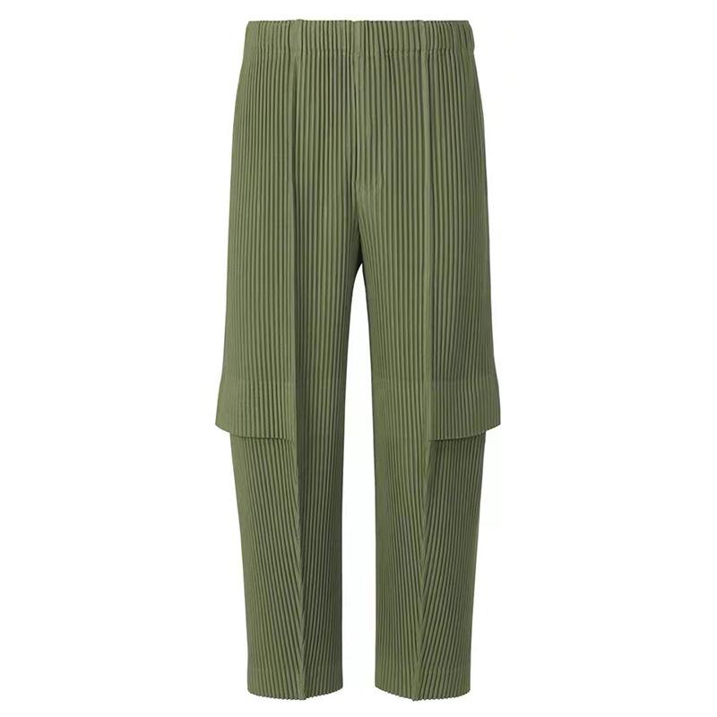 Miyake Yiku Men s Pleated Cropped Military Green Summer Pants - Japanese Casual Style JF144 XL
Miyake Yiku Men s Pleated Cropped Military Green Summer Pants - Japanese Casual Style JF144 XL