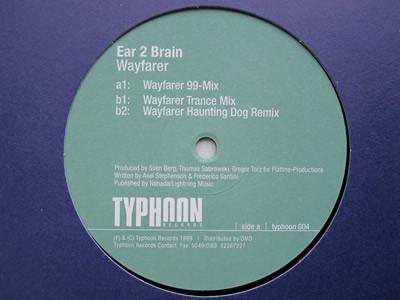 12inch Record EAR 2 BRAIN - Wayfarer TYPHOON004 Typhoon Records 1999 Germany Dance & Electronica Used
12inch Record EAR 2 BRAIN - Wayfarer TYPHOON004 Typhoon Records 1999 Germany Dance & Electronica Used