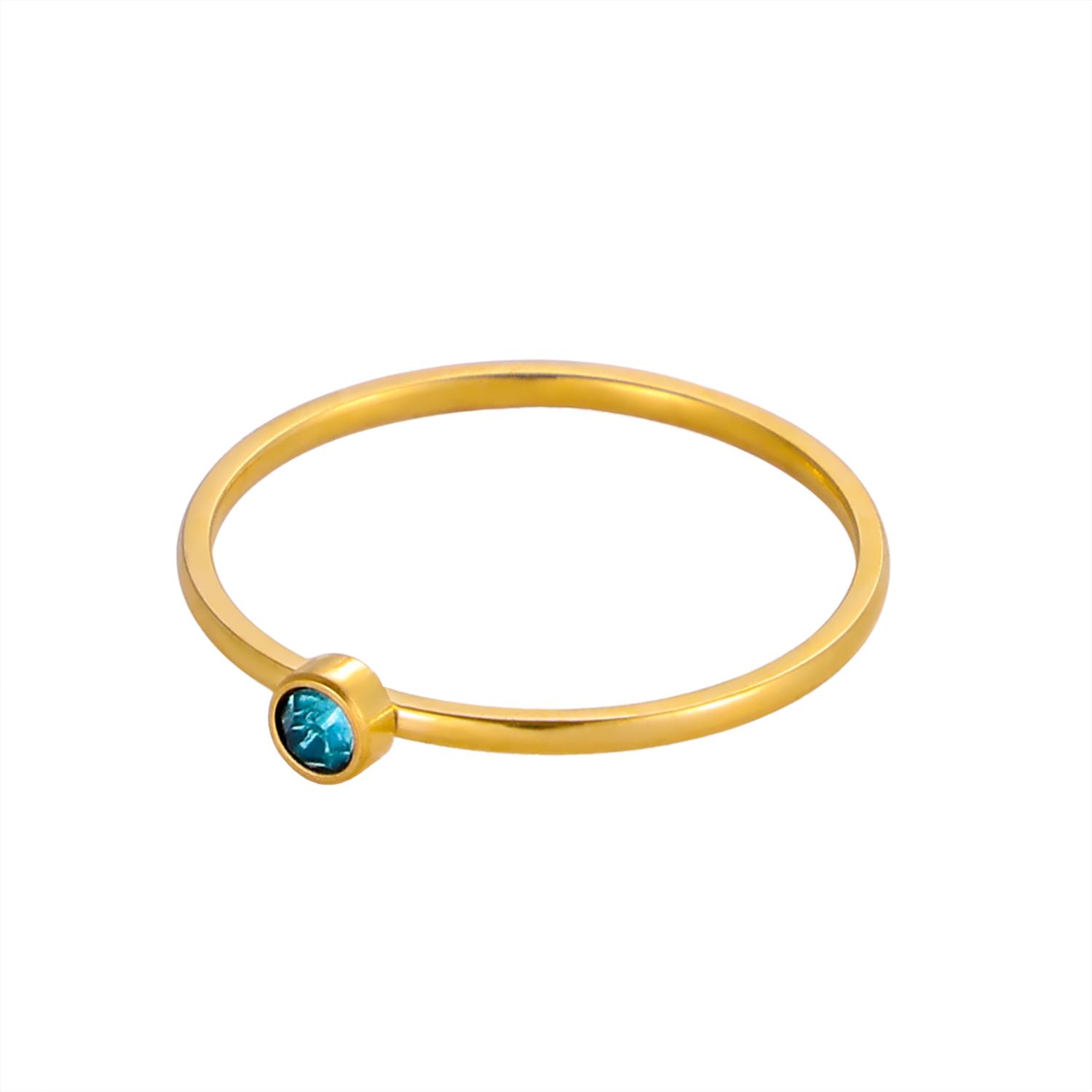 CARLIDANA Fashionable Gold Plated Stainless Steel Plain Ring Inlay 12 Birthstone Waterproof Non-Fading Jewelry for Women 8&Steel color
CARLIDANA Fashionable Gold Plated Stainless Steel Plain Ring Inlay 12 Birthstone Waterproof Non-Fading Jewelry for Women 8&Steel color
