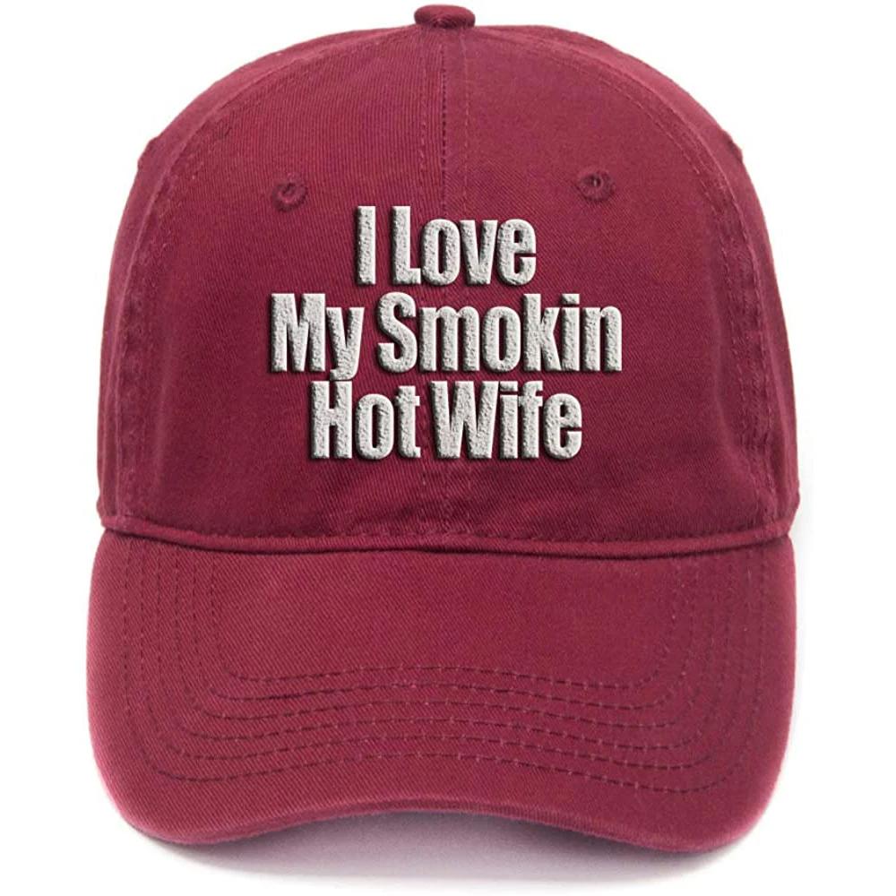 Lyprerazy I Love My Smokin Hot Wife Washed Cotton Adjustable Unisex Women Unisex Hip Hop Cool Printing Baseball Cap
Lyprerazy I Love My Smokin Hot Wife Washed Cotton Adjustable Unisex Women Unisex Hip Hop Cool Printing Baseball Cap