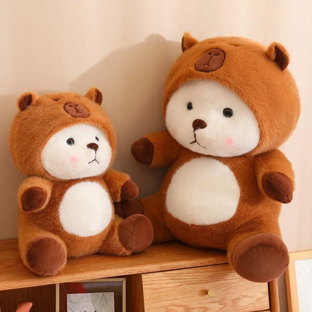Plush Bear Turn Into Capybara Plush Toy Capybara Anime Capybara Plush doll Children Gifts
Plush Bear Turn Into Capybara Plush Toy Capybara Anime Capybara Plush doll Children Gifts