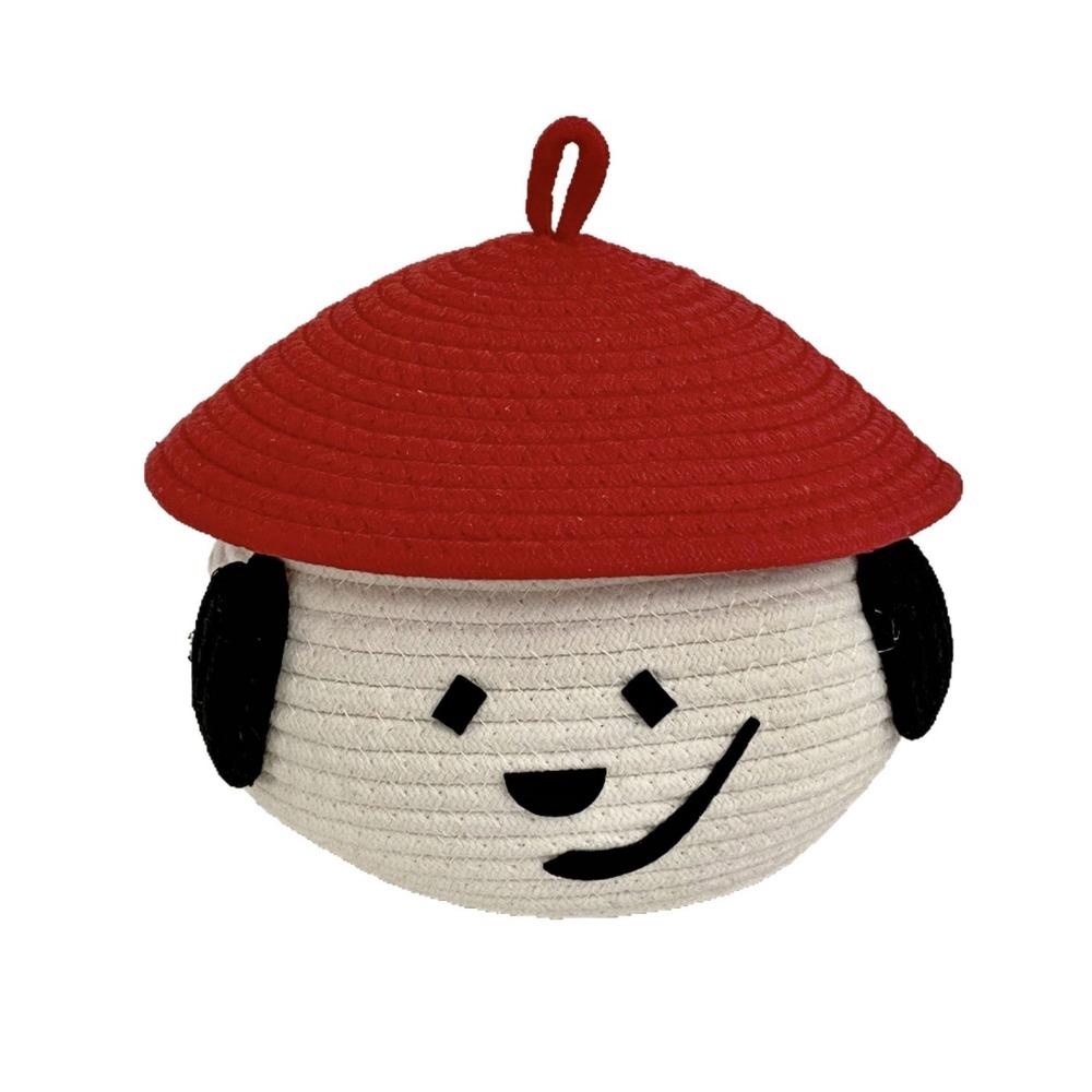 with Cover Woven Storage Basket Cartoon Dog Sundry Storage Basket Desktop Dustproof Ornament Home
with Cover Woven Storage Basket Cartoon Dog Sundry Storage Basket Desktop Dustproof Ornament Home