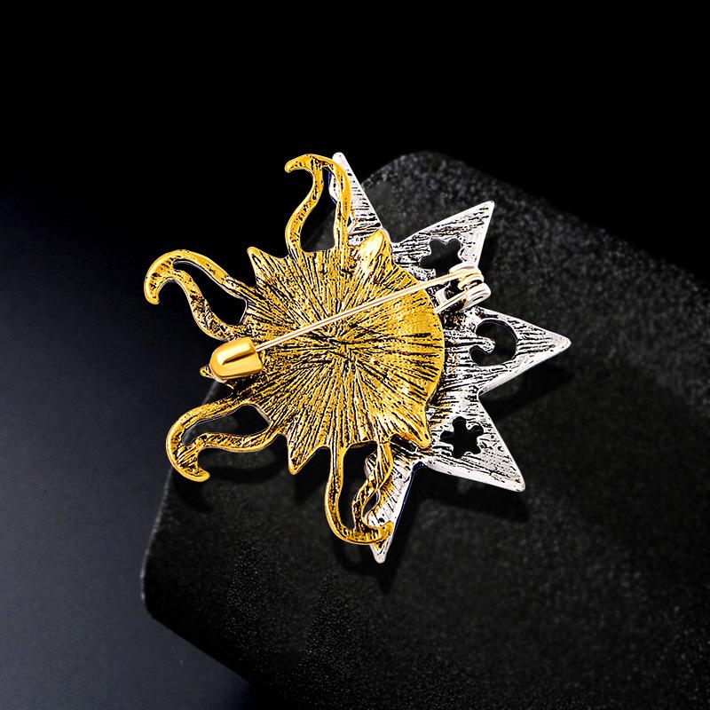 Брошка Бог Сонця Вінтажний Рік-на-рік Подарунок Різнокольорова Емальована Глазур 4.8*4.8cm
Брошка Бог Сонця Вінтажний Рік-на-рік Подарунок Різнокольорова Емальована Глазур 4.8*4.8cm