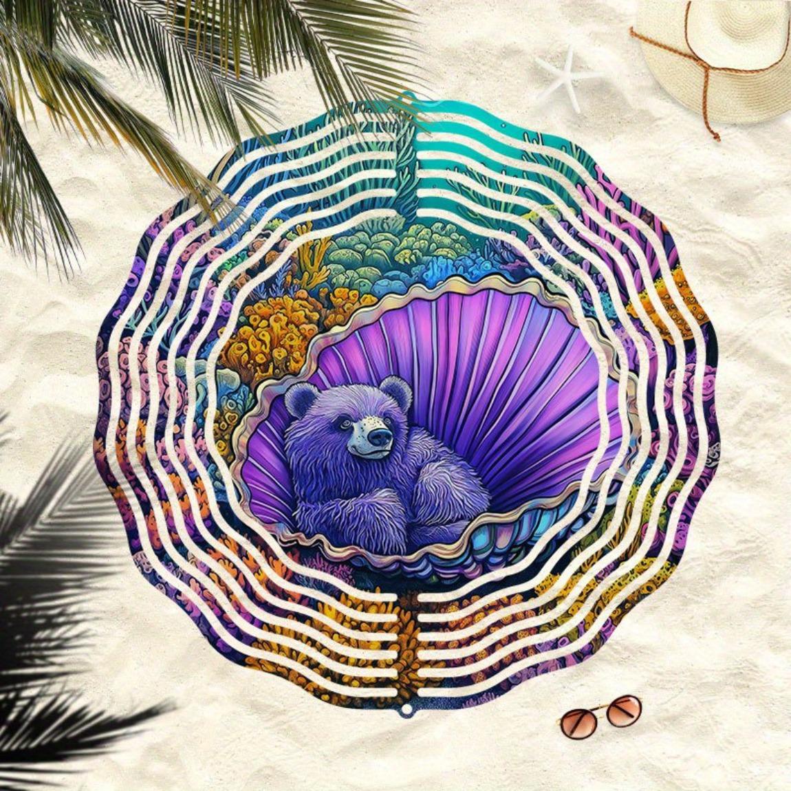Cute Bear Pattern 3D Kinetic Wind Spinner Metal Wind Chime Artwork for Outdoor Hanging Housewarming Thanksgiving Christmas Halloween Gifts
Cute Bear Pattern 3D Kinetic Wind Spinner Metal Wind Chime Artwork for Outdoor Hanging Housewarming Thanksgiving Christmas Halloween Gifts