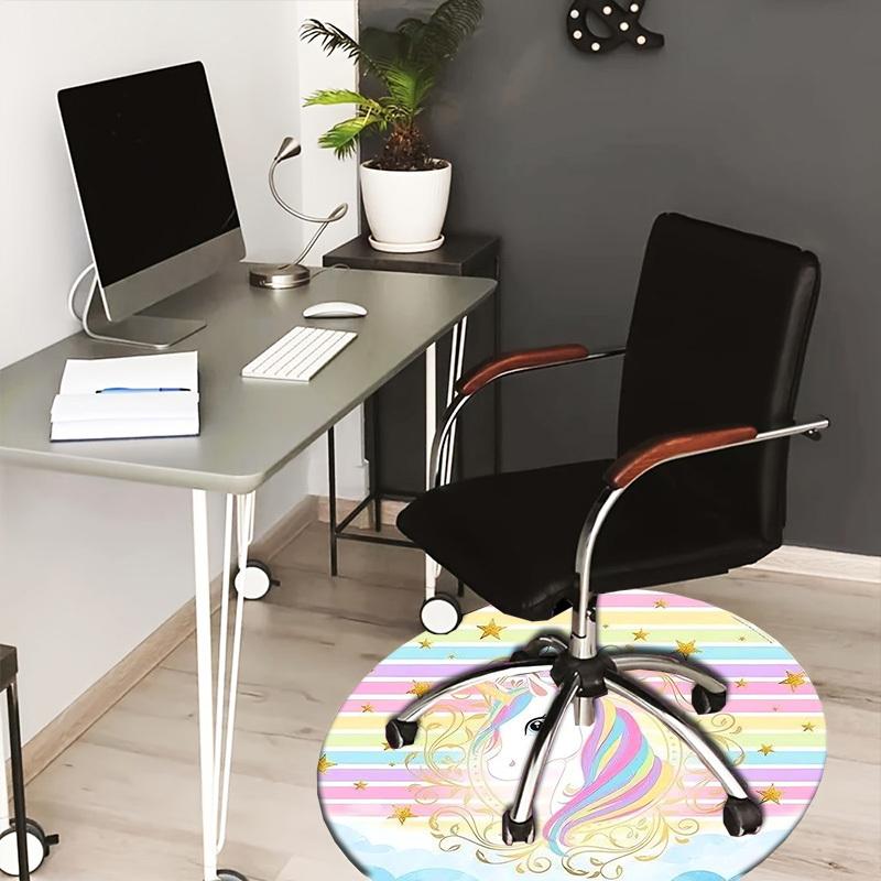 1pc Unicorn Fantasy Rainbow Stars Round carpet, Made of Polyester,Perfect for Decorating Office Chairs, Living Rooms 80cm
1pc Unicorn Fantasy Rainbow Stars Round carpet, Made of Polyester,Perfect for Decorating Office Chairs, Living Rooms 80cm