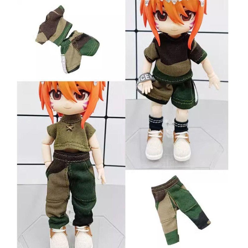DIY Doll Cotton T-shirt Short Sleeve Doll Outfits Casual Wear Tops 1/11 1/12 OB11 Dolls
DIY Doll Cotton T-shirt Short Sleeve Doll Outfits Casual Wear Tops 1/11 1/12 OB11 Dolls