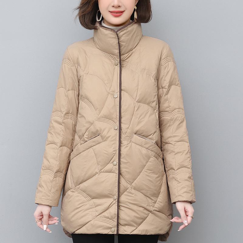 2024 Women s Lightweight Mid-Length Down Jacket: Fashionable Winter Style for Middle-Aged and Elderly XL (121-130 jin) чёрный
2024 Women s Lightweight Mid-Length Down Jacket: Fashionable Winter Style for Middle-Aged and Elderly XL (121-130 jin) чёрный