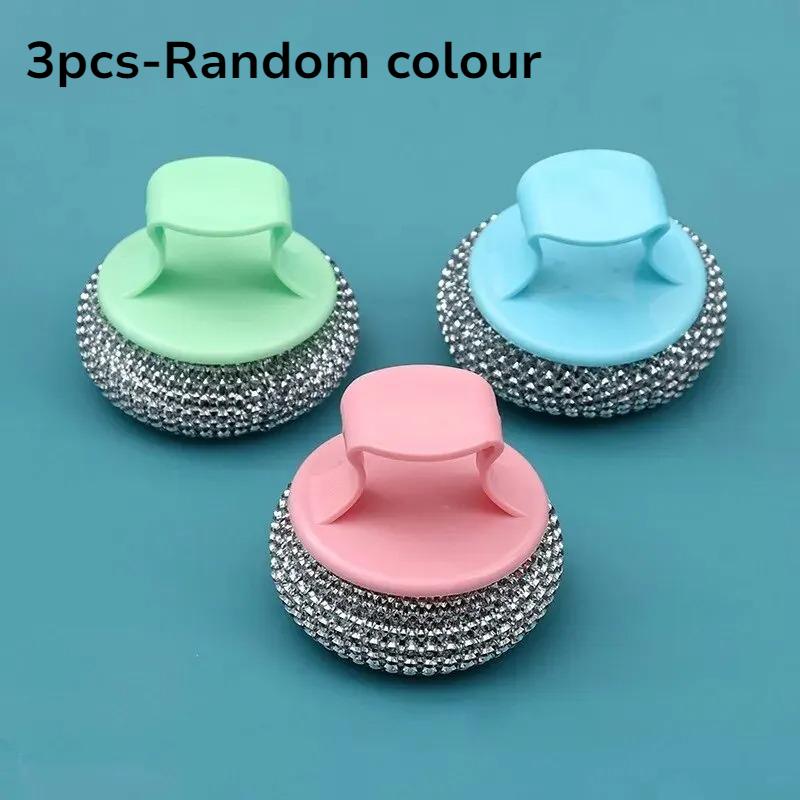 3PCS Cleaning Ball Brush Detachable Stainless Steel Cleaning Brush Non-stick Pots and Pans Brush Kitchen Cleaning Tools
3PCS Cleaning Ball Brush Detachable Stainless Steel Cleaning Brush Non-stick Pots and Pans Brush Kitchen Cleaning Tools