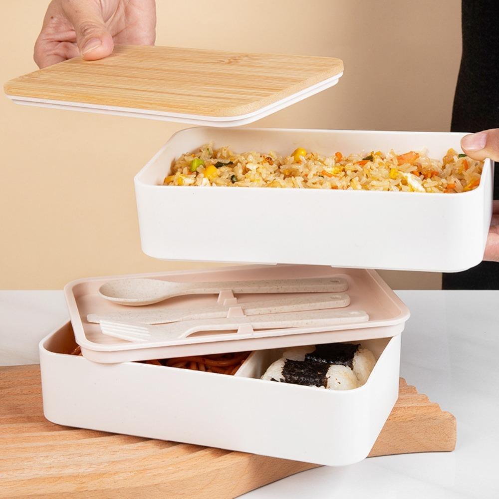 Double-layered Lunch Containers 1550ml Salad Box Portable Japanese-style Lunch Boxes Kids
Double-layered Lunch Containers 1550ml Salad Box Portable Japanese-style Lunch Boxes Kids
