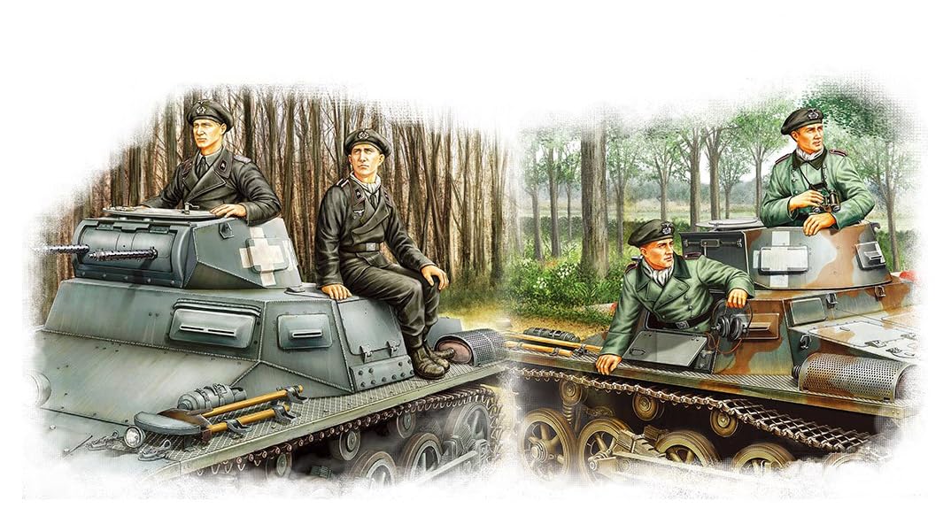 Hobby Boss 1/35 Fighting Vehicle Series German Tank Crew Set (Early War) Plastic Model 84419, Molded in Color
Hobby Boss 1/35 Fighting Vehicle Series German Tank Crew Set (Early War) Plastic Model 84419, Molded in Color