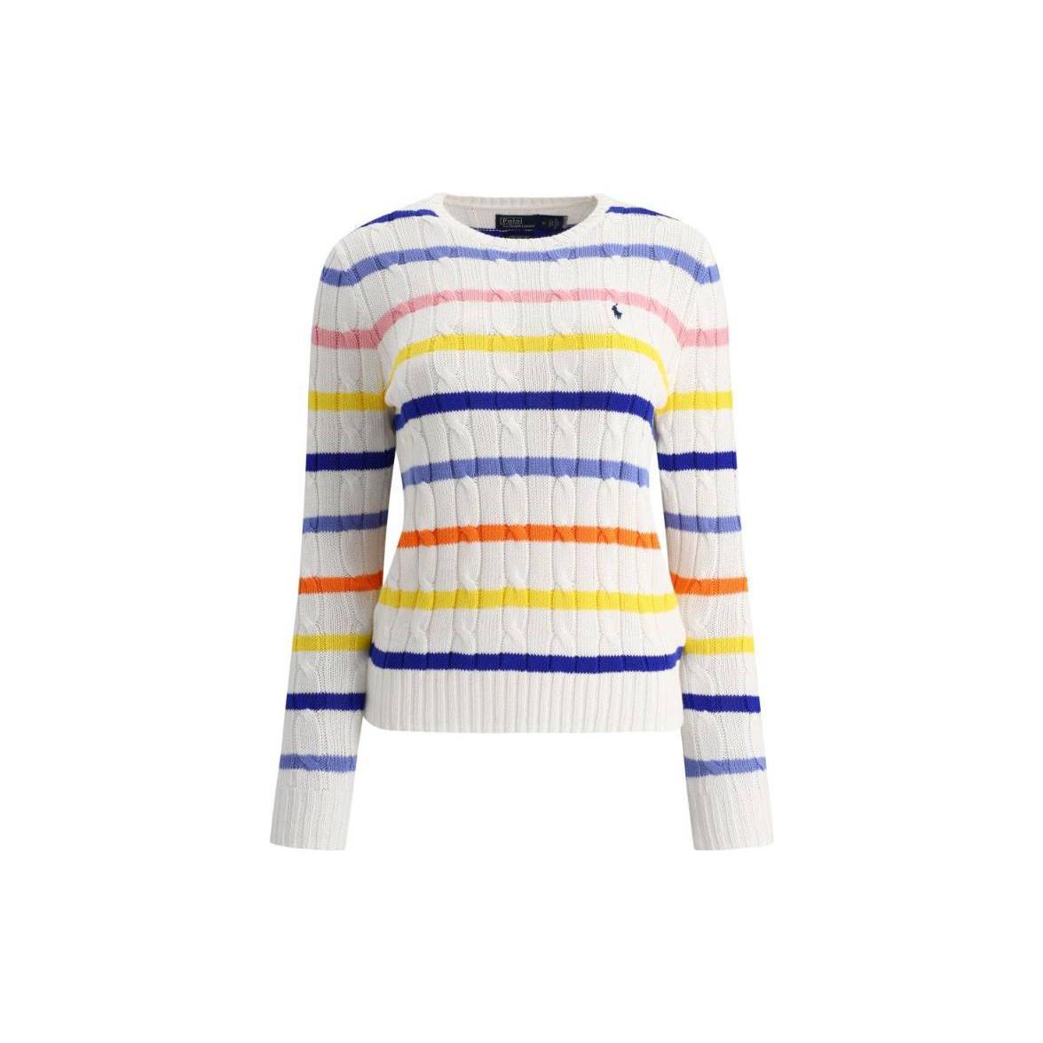 Polo Ralph Lauren Ss23 Striped Logo Embroidered Crew Neck Long Sleeve Sweater Women sweater White 211904647-001 S
Polo Ralph Lauren Ss23 Striped Logo Embroidered Crew Neck Long Sleeve Sweater Women sweater White 211904647-001 S