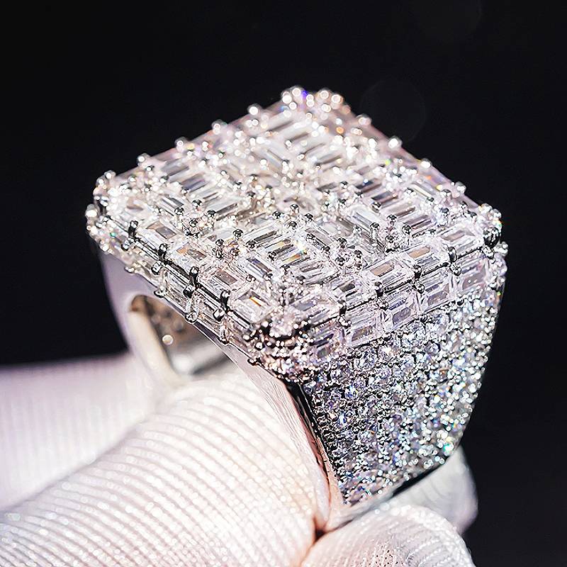 Huitan Geometric Design Women Ring Full Sparkling CZ Fashion Accessories for Party Gorgeous Lady Copper Color Luxury Zircon 9
Huitan Geometric Design Women Ring Full Sparkling CZ Fashion Accessories for Party Gorgeous Lady Copper Color Luxury Zircon 9