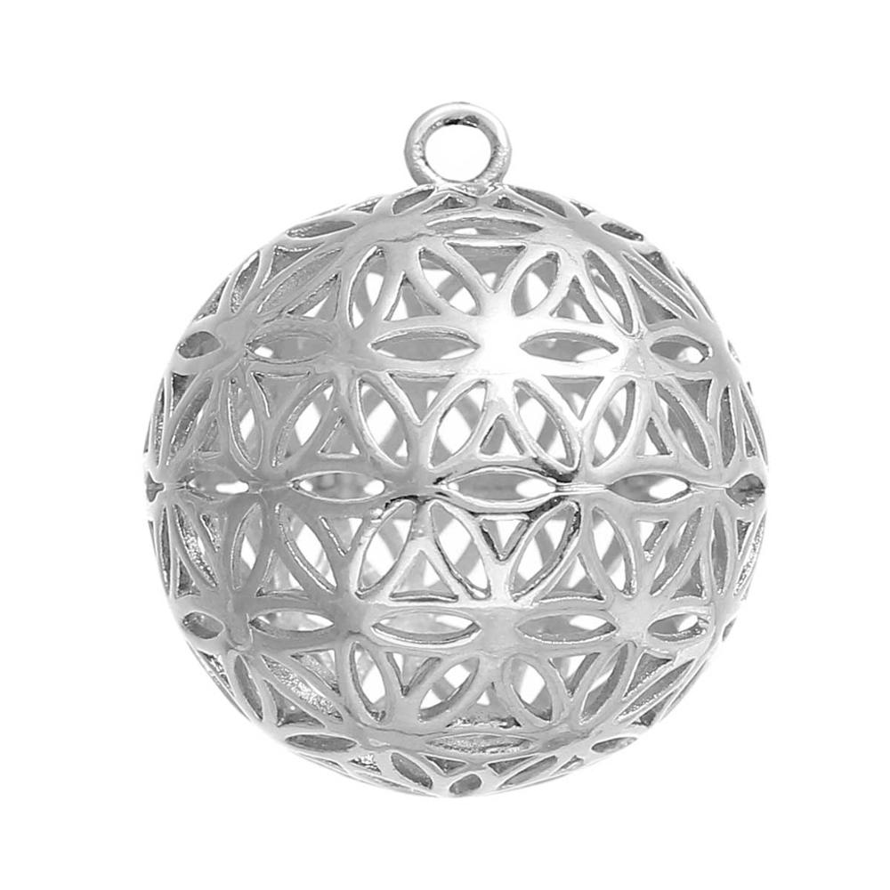 Copper Flower Of Life Charms Pendants Round Gold Color Hollow Carved For DIY Making Jewelry 28mm(1 1/8 ) x 25mm(1 ), 1 Piece
Copper Flower Of Life Charms Pendants Round Gold Color Hollow Carved For DIY Making Jewelry 28mm(1 1/8 ) x 25mm(1 ), 1 Piece