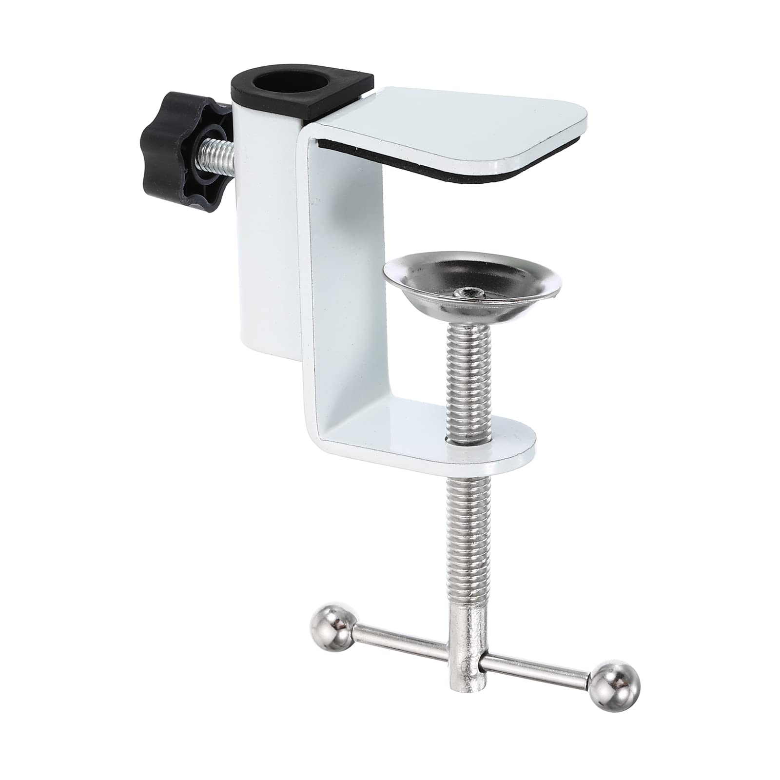 PATIKIL 12mm Hole Diameter Desk Clamp Aluminum Alloy Bracket Universal Adjustable C Clamp Mount Holder Microphone Microphone Arm for Table Lamp Stand
PATIKIL 12mm Hole Diameter Desk Clamp Aluminum Alloy Bracket Universal Adjustable C Clamp Mount Holder Microphone Microphone Arm for Table Lamp Stand