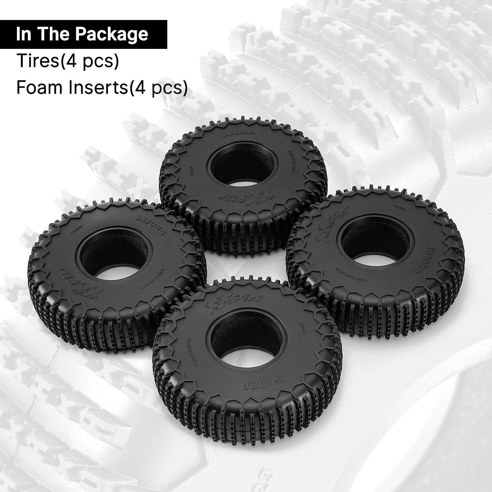 INJORA S5 122*36mm 1.9 XHX Pin Wheel Tires for 1/10 RC Crawler Car (T1923)
INJORA S5 122*36mm 1.9 XHX Pin Wheel Tires for 1/10 RC Crawler Car (T1923)