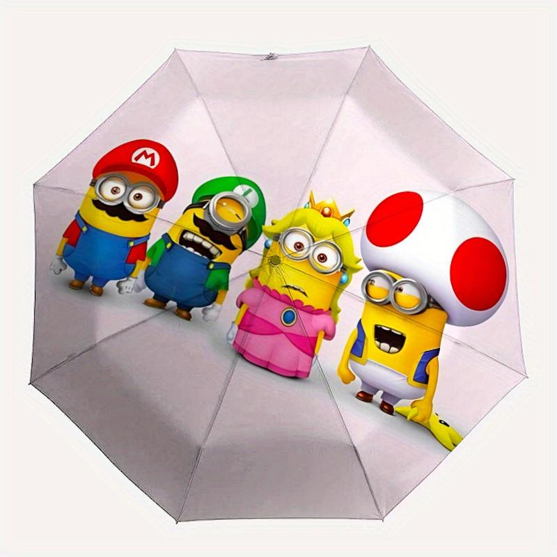 1pc Minion Mario Automatic Umbrella with Folding feature - Compact Travel Umbrella, Perfect Gift for Birthday, Christmas, 002
1pc Minion Mario Automatic Umbrella with Folding feature - Compact Travel Umbrella, Perfect Gift for Birthday, Christmas, 002