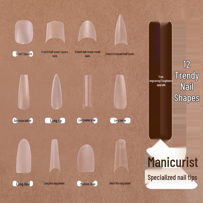 Skinny Dog Extended Nail Art Tips: Half & Full Cover, No Etch/Buff, Crescent Design Stickers Medium Oval
Skinny Dog Extended Nail Art Tips: Half & Full Cover, No Etch/Buff, Crescent Design Stickers Medium Oval