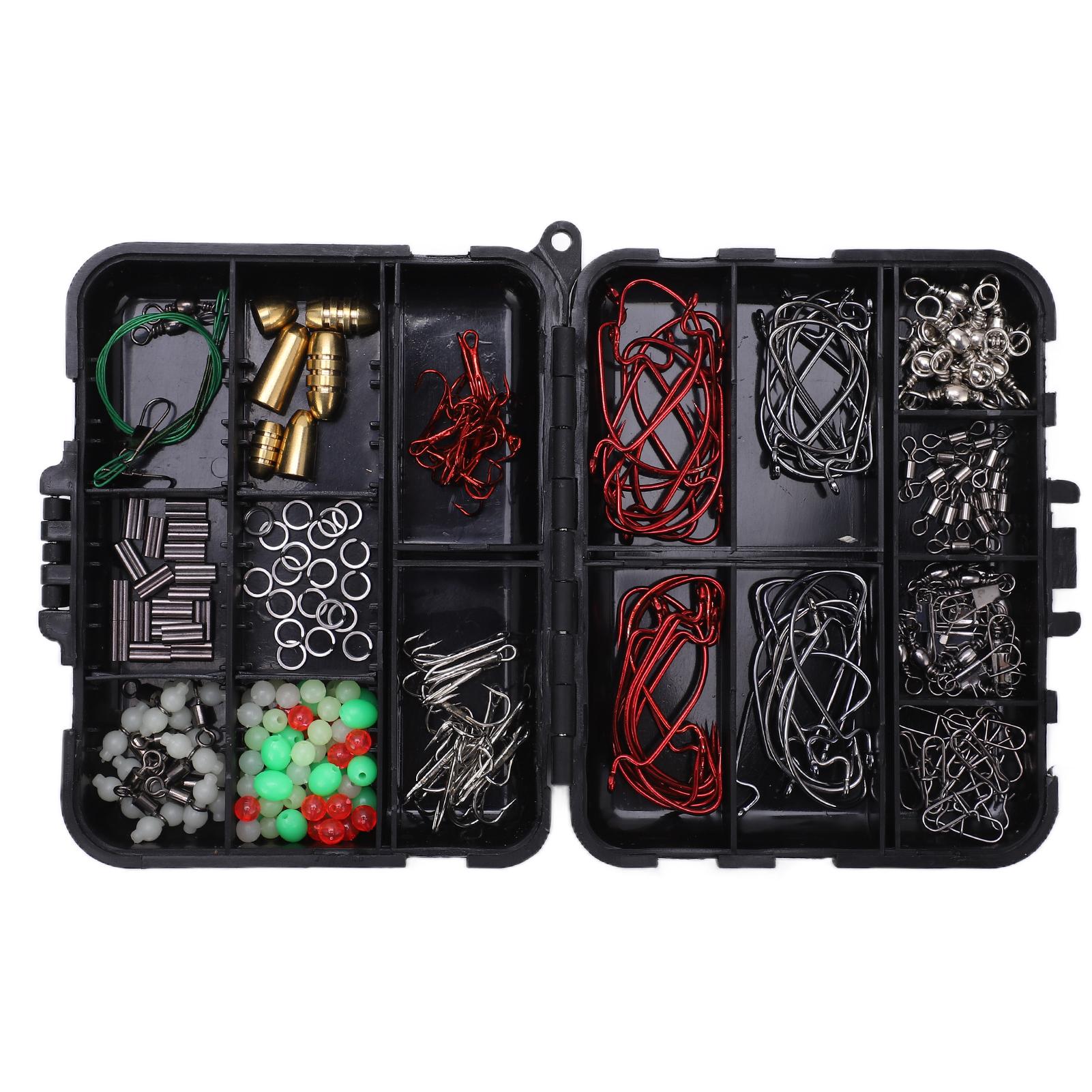 212Pcs Fishing Small Accessories Sets Multifunctional Lure Fishing Tackle Set with Swivel Crank Hook Storage Box
212Pcs Fishing Small Accessories Sets Multifunctional Lure Fishing Tackle Set with Swivel Crank Hook Storage Box