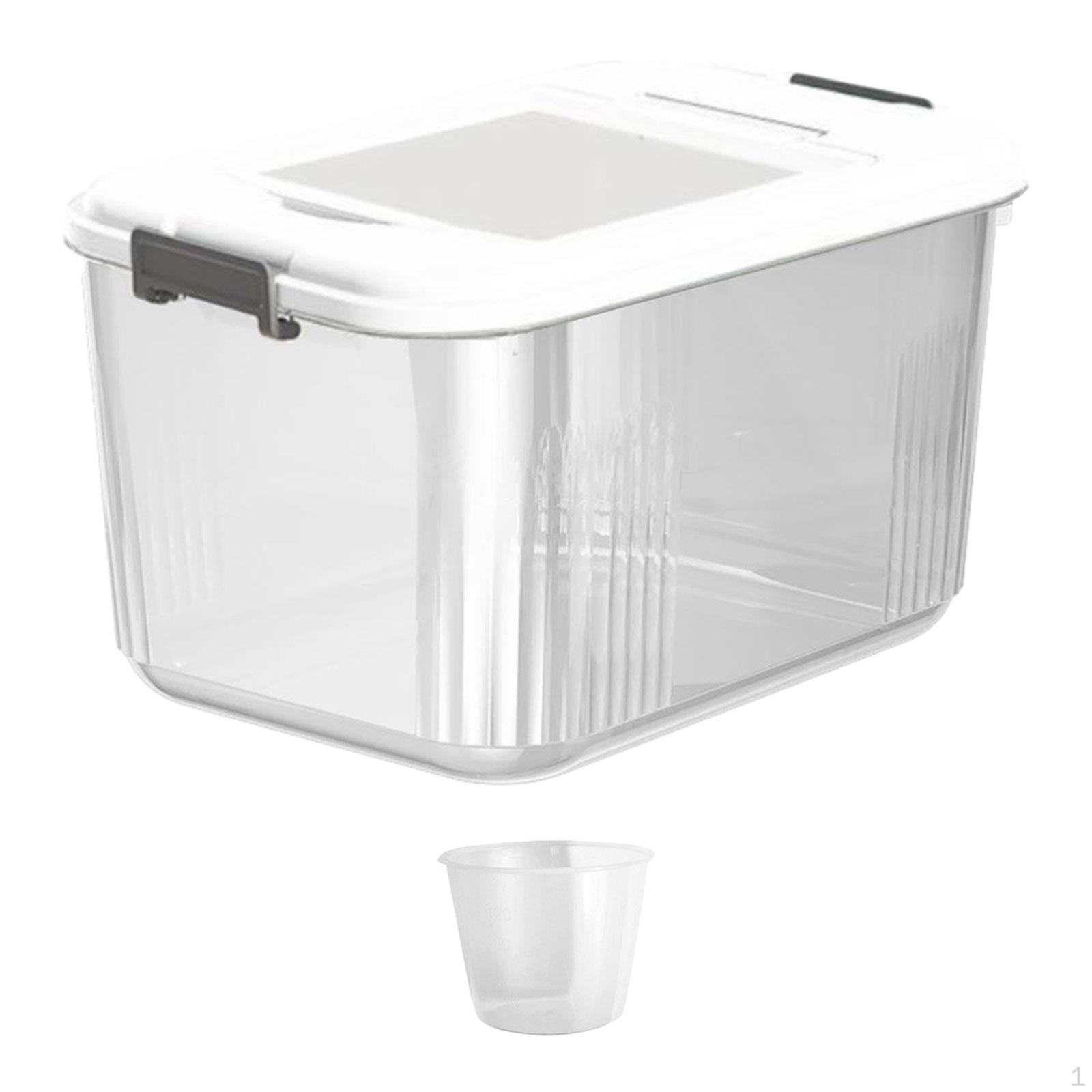 Storage Container - Spacious and Secure for Grains Cereal 12.5KG White
Storage Container - Spacious and Secure for Grains Cereal 12.5KG White