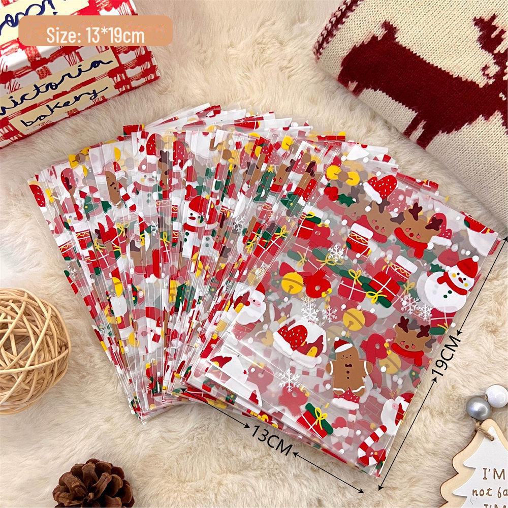 Прозрачный подарочный пакет с яблоками и конфетами на Рождество для пар
Прозрачный подарочный пакет с яблоками и конфетами на Рождество для пар