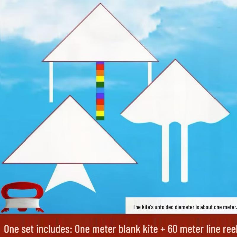 Chahua Kids DIY Blank Kite Kit - 50 Sets
Chahua Kids DIY Blank Kite Kit - 50 Sets