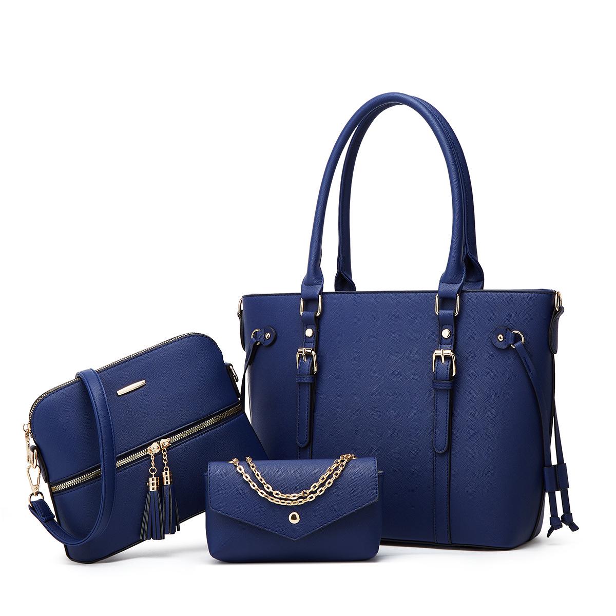 2024 Trendy Women s Shoulder Handbag Set: Fashionable Large-Capacity Three-Piece Mother-Child Collection.
2024 Trendy Women s Shoulder Handbag Set: Fashionable Large-Capacity Three-Piece Mother-Child Collection.