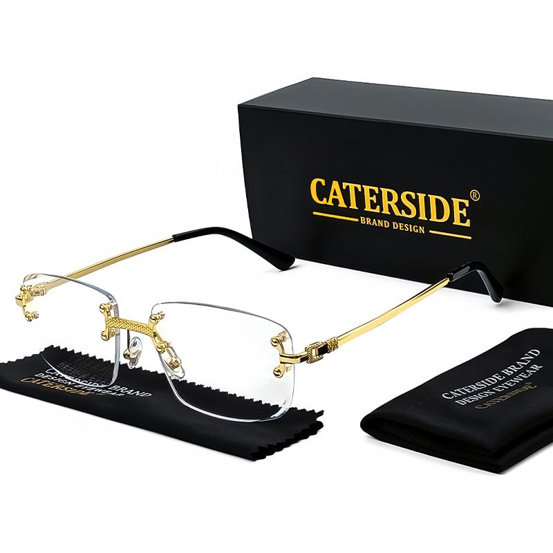 CATERSIDE Retro Rimless Square Sunglasses Men Women UV400 Small Gradient Sun Glasses For Men Popular High Quality Party Eyewear As Photos Showing
CATERSIDE Retro Rimless Square Sunglasses Men Women UV400 Small Gradient Sun Glasses For Men Popular High Quality Party Eyewear As Photos Showing