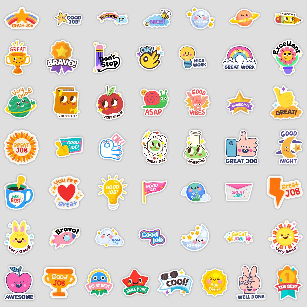 50 Children s Reward Graffiti Stickers Creative Reward Stickers Mobile Phone Computer Waterproof DIY Decorative Stickers
50 Children s Reward Graffiti Stickers Creative Reward Stickers Mobile Phone Computer Waterproof DIY Decorative Stickers
