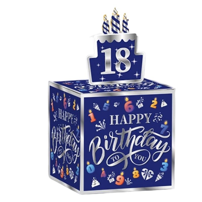 Friendly Paper Surprise gift boxes For Birthdays Customizable Age Decor Pull Out Design Party Supplies синий
Friendly Paper Surprise gift boxes For Birthdays Customizable Age Decor Pull Out Design Party Supplies синий