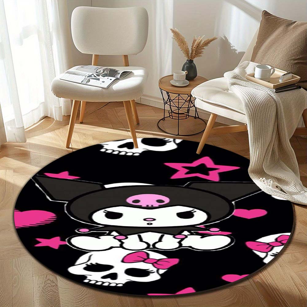 Hello Kitty cartoon round rugs in various sizes, suitable for children s living rooms, camping, picnics, and flannel non-slip yo 80cm
Hello Kitty cartoon round rugs in various sizes, suitable for children s living rooms, camping, picnics, and flannel non-slip yo 80cm