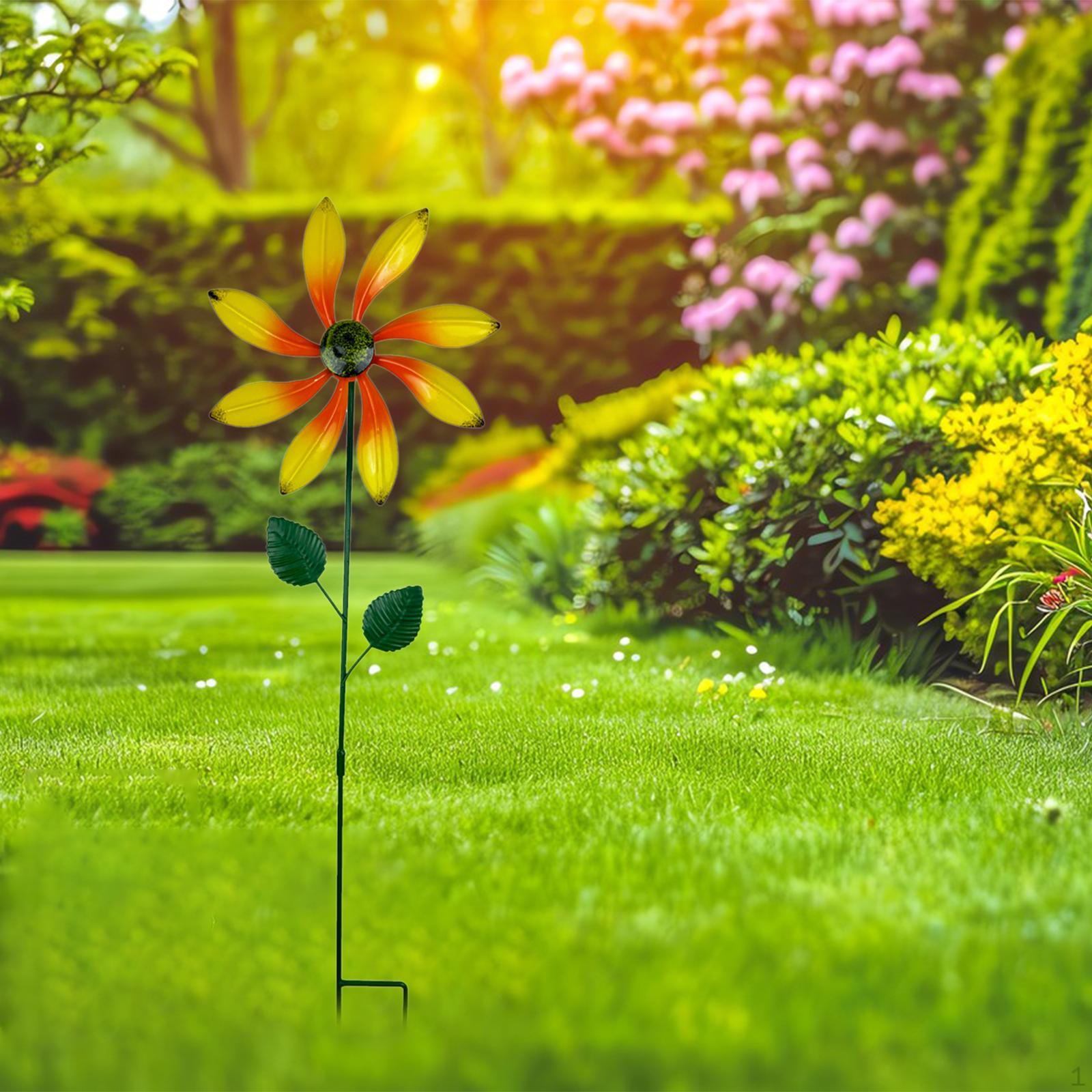 Garden Stake with Rotating Design for Outdoor Decoration жовтий
Garden Stake with Rotating Design for Outdoor Decoration жовтий